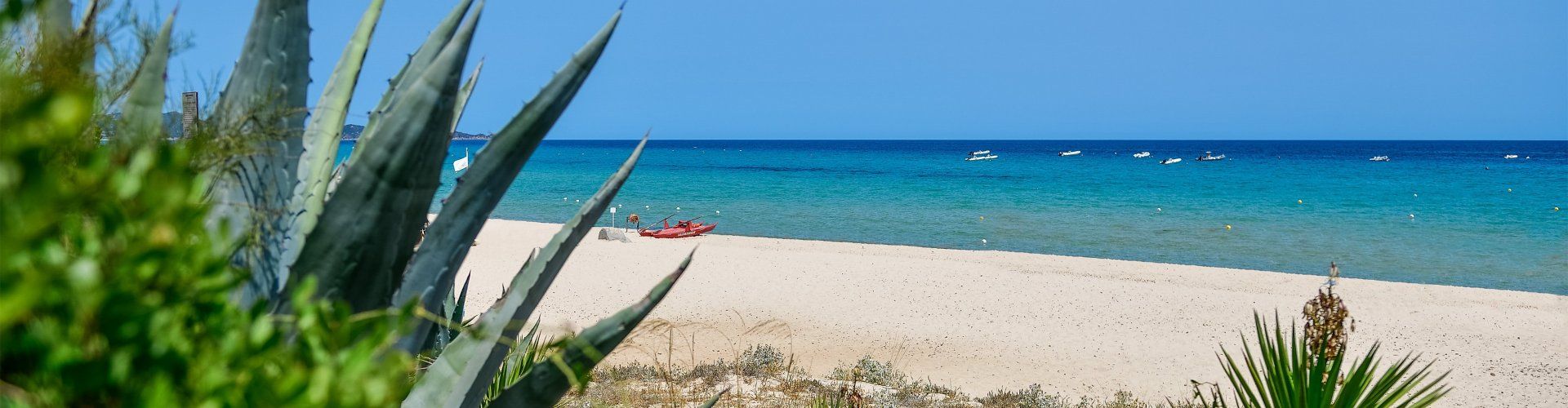 Strand direkt vor dem Haus