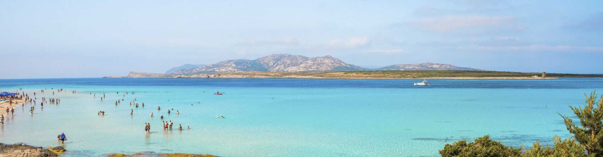 Kristallklares Meer am Strand von La Pelosa Stintino