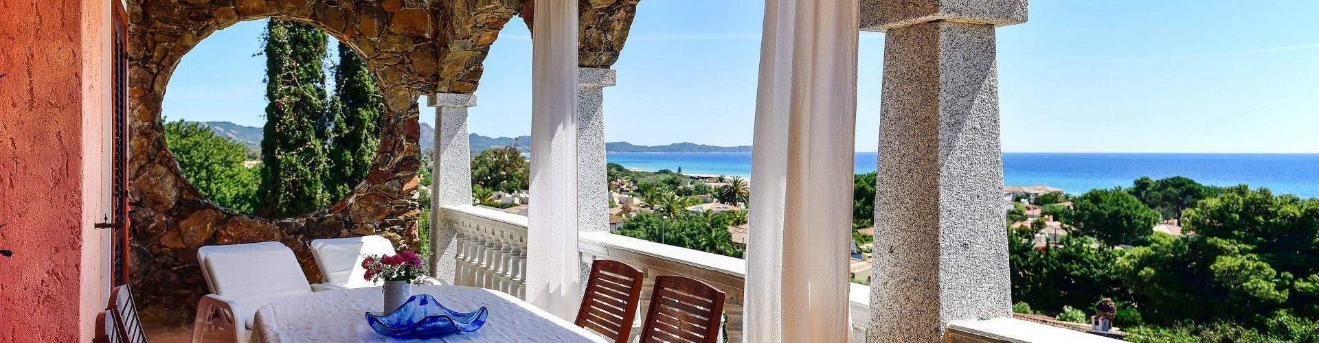 Apartment Castededdu 6 | Spektakulärer Meerblick von der Terrasse an der Costa Rei spektakulärer Meerblick von der Terrasse an der Costa Rei