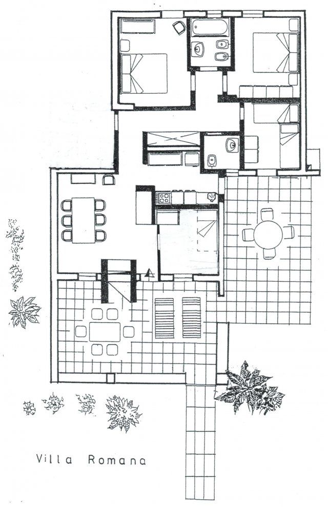 Villa Romana | Grundriss Grundriss