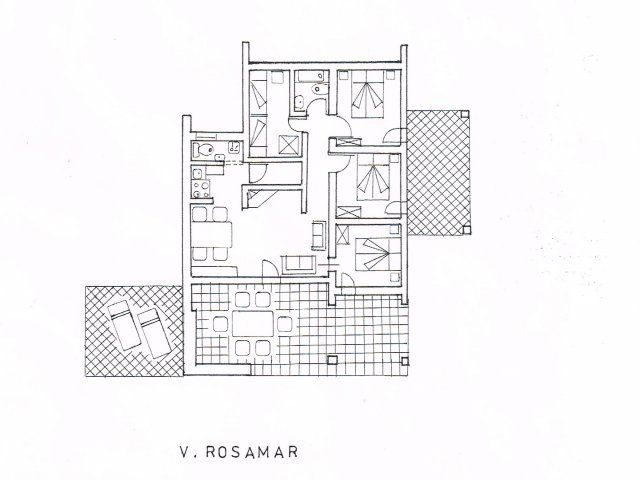 Villa Rosamar | Grundriss Villa Rosamar Grundriss