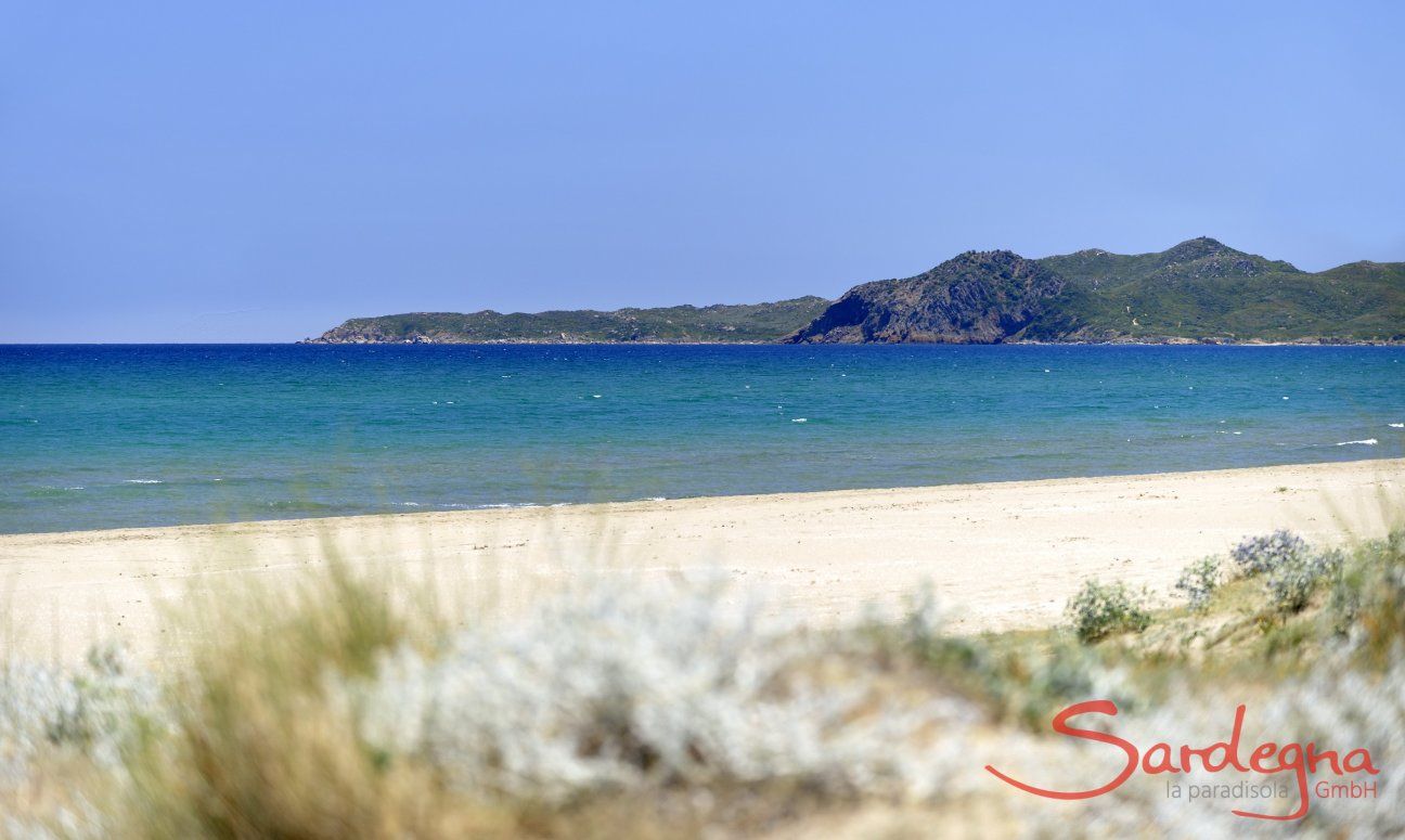Villa Bau Cannas | Strand vor dem Haus, Torre Salinas Strand Torre Salinas