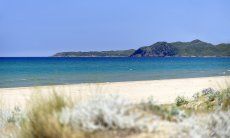 Villa Bau Cannas | Strand vor dem Haus, Torre Salinas Strand Torre Salinas