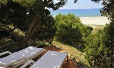 Villa Bau Cannas | Blick vom Garten auf das Meer Blick vom Garten auf das Meer