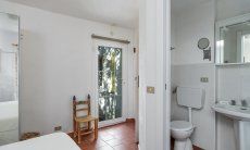 Villa Bau Cannas | Ensuite Bad vom neuen Zimmer Villa Bau Cannas Torresalinas Sardinien
