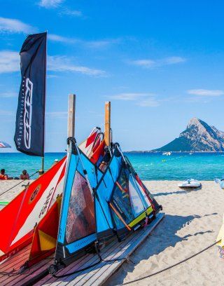 Freizeit Aktivitäten am Strand von Porto Taverna