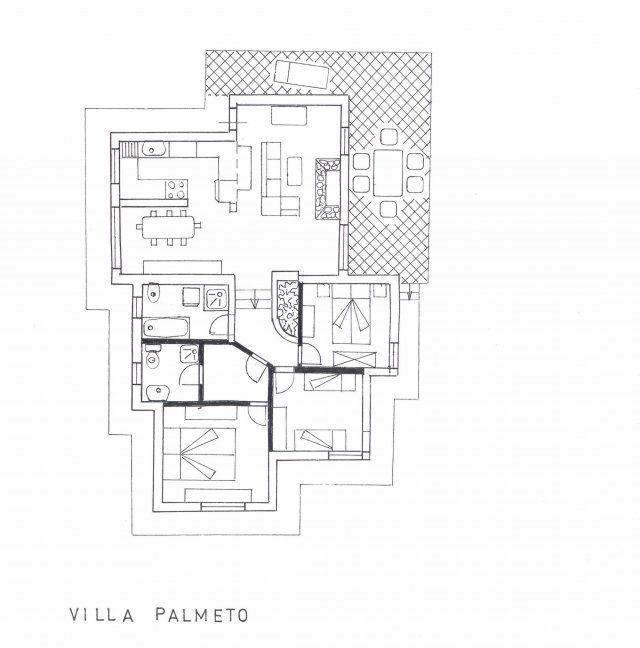 Villa Il Palmeto | Grundriss Grundriss