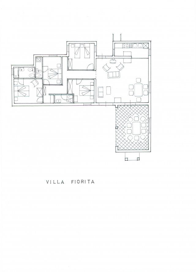 Grundriss von Villa Fiorita