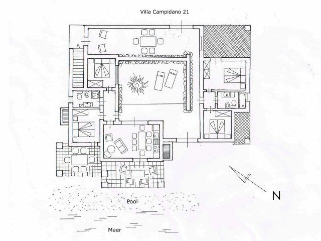 Villa Campidano 21 | Grundriss Grundriss Villa Campidano 21