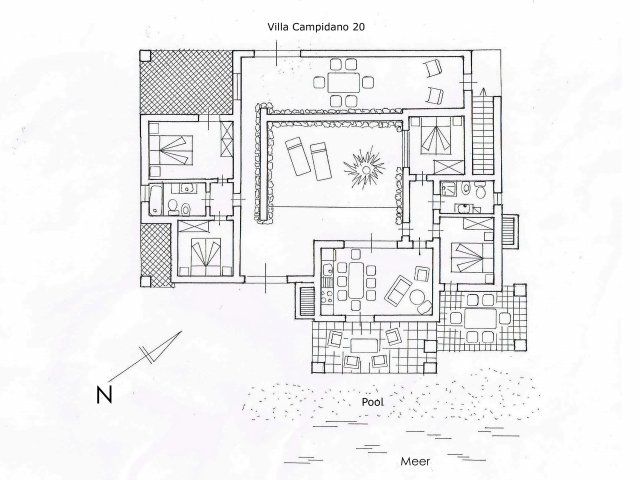 Villa Campidano 20 | Grundriss Grundriss Villa Campidano 20