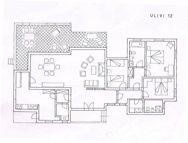 Villa Ulivi 12 | Villa Ulivi 12 Grundriss Villa Ulivi 12 Grundriss