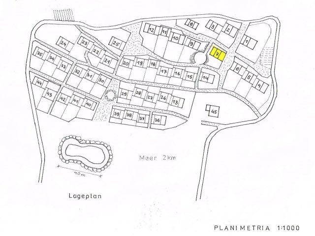 Li Conchi 7 | Position des Ferienhauses im Lagplan der Anlage Lageplan