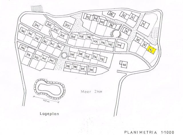 Li Conchi 4 | Lageplan Li Conchi mit der Lage des Hauses Lage des Hauses