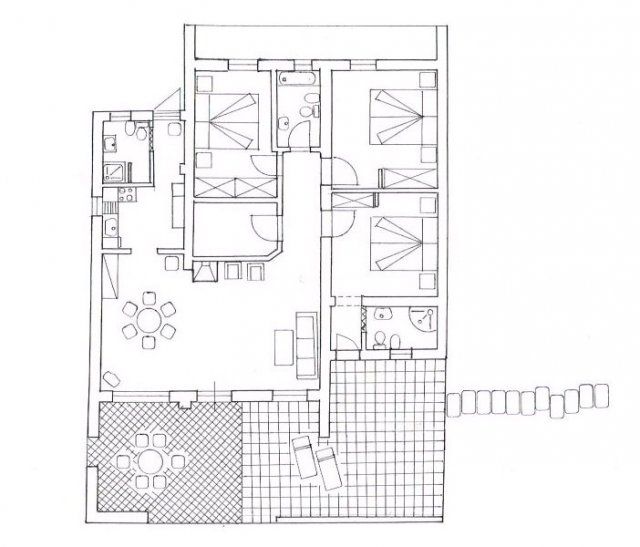 Grundriss, Villa Leonilde