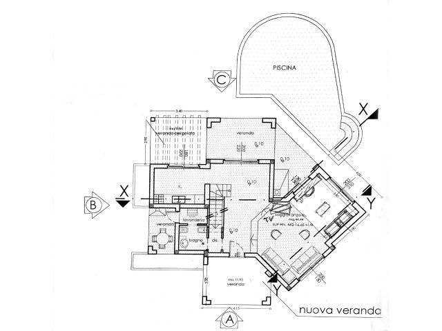 Villa del Campo | Grundriss Grundriss Erdgeschoss