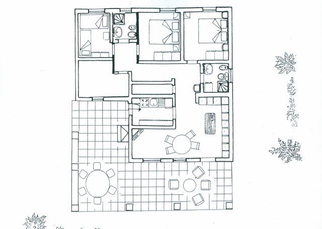 Villa La Viola | Grundriss Sardinien