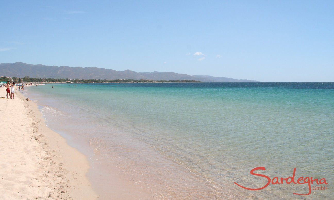 Poetto 9 km langer weißer Sandstrand direkt bei Cagliari