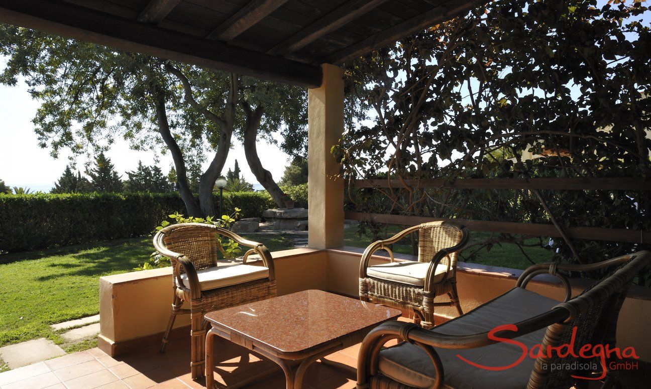 Villa Lentischio | Terrasse mit Garten Terrasse mit Garten