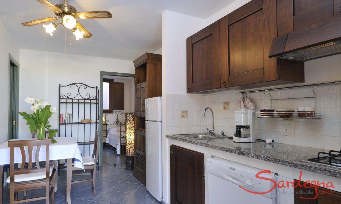 Apartment Castededdu 4 | Vollausgestattete Küche Vollausgestattete Küche der Castededdu 4