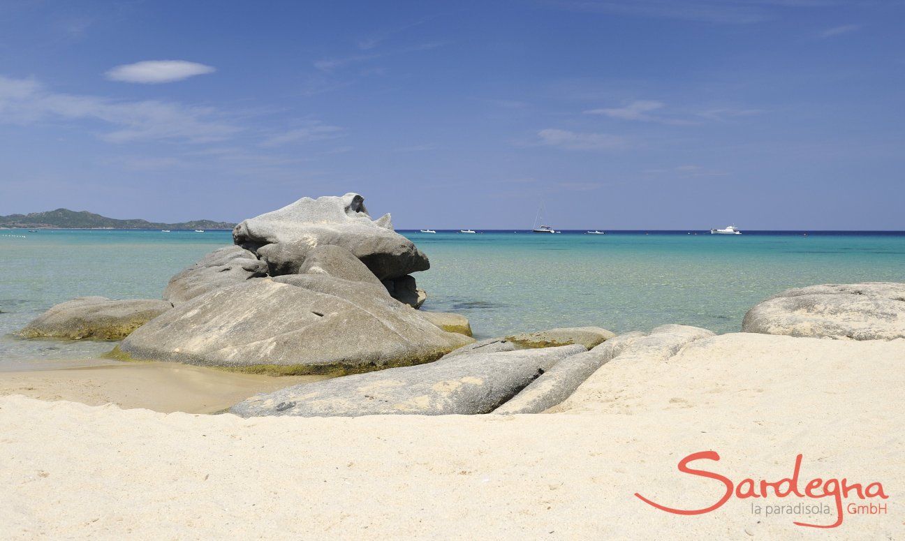 Villa Serena | Weißer Sandstrand der Costa Rei direkt vor dem Ferienhaus Srand von Costa Rei