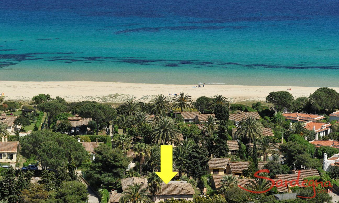 Villa Palme | Lages des Hauses ganz nah am Meer Lages des Hauses