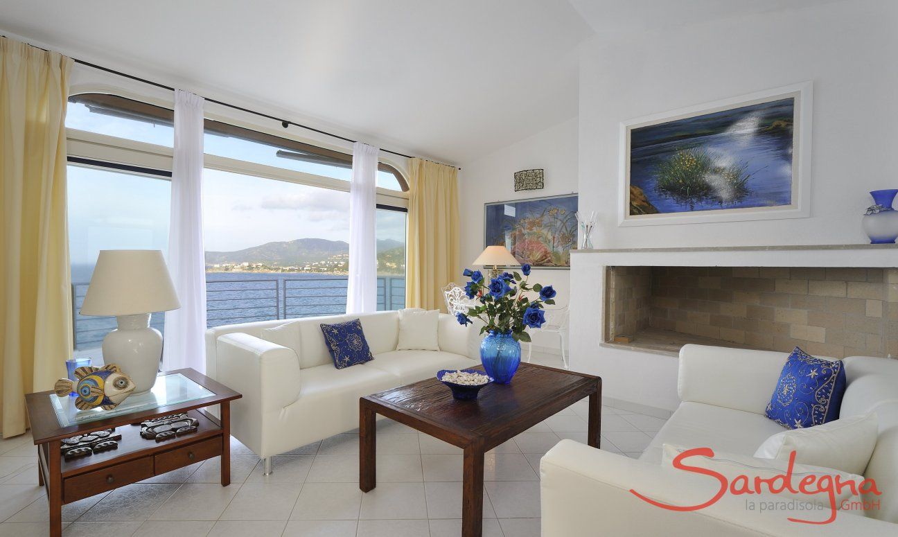 Apartment Azzurra | Modernes und helles Wohnzimmer Modernes und helles Wohnzimmer