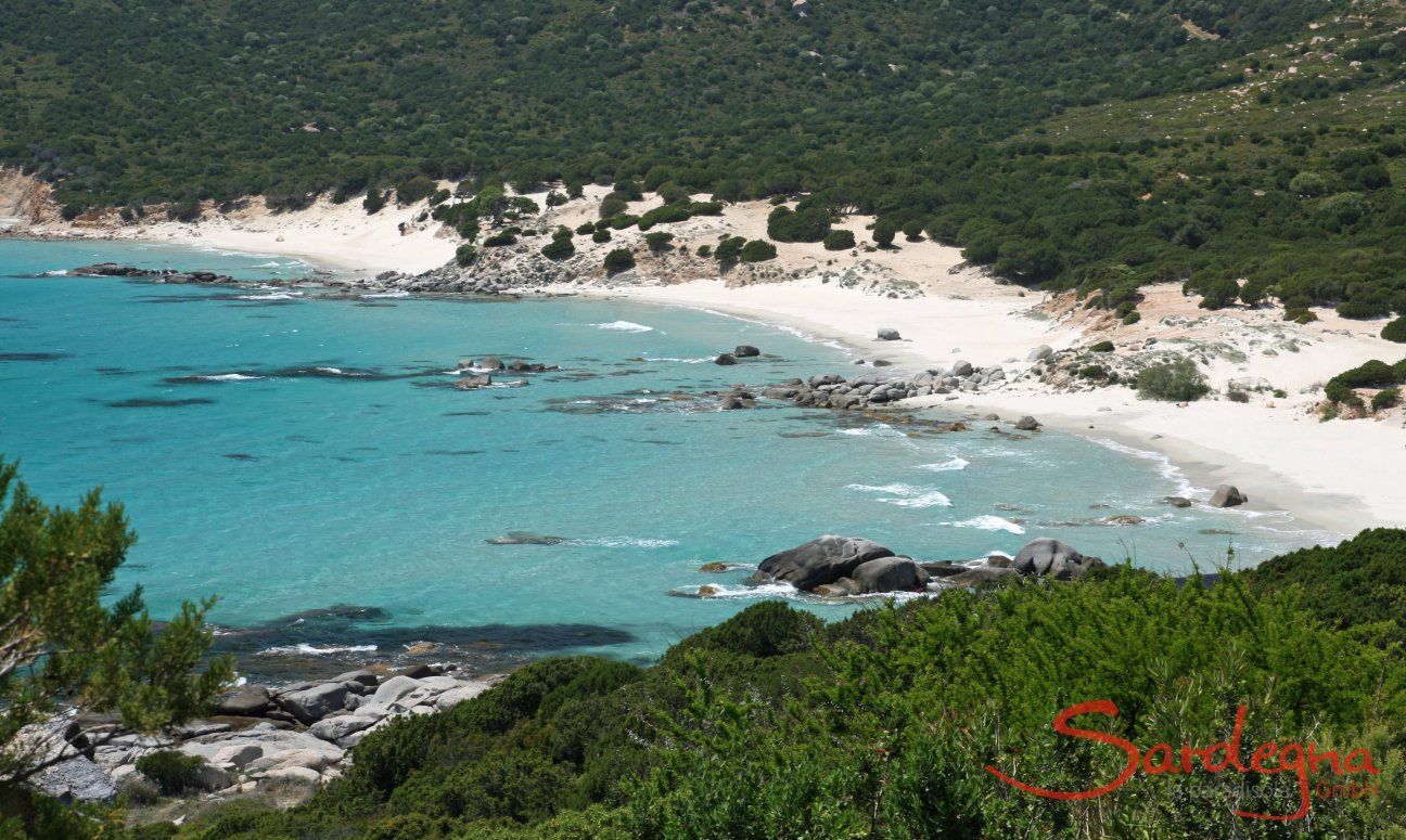 Blick auf den Strand