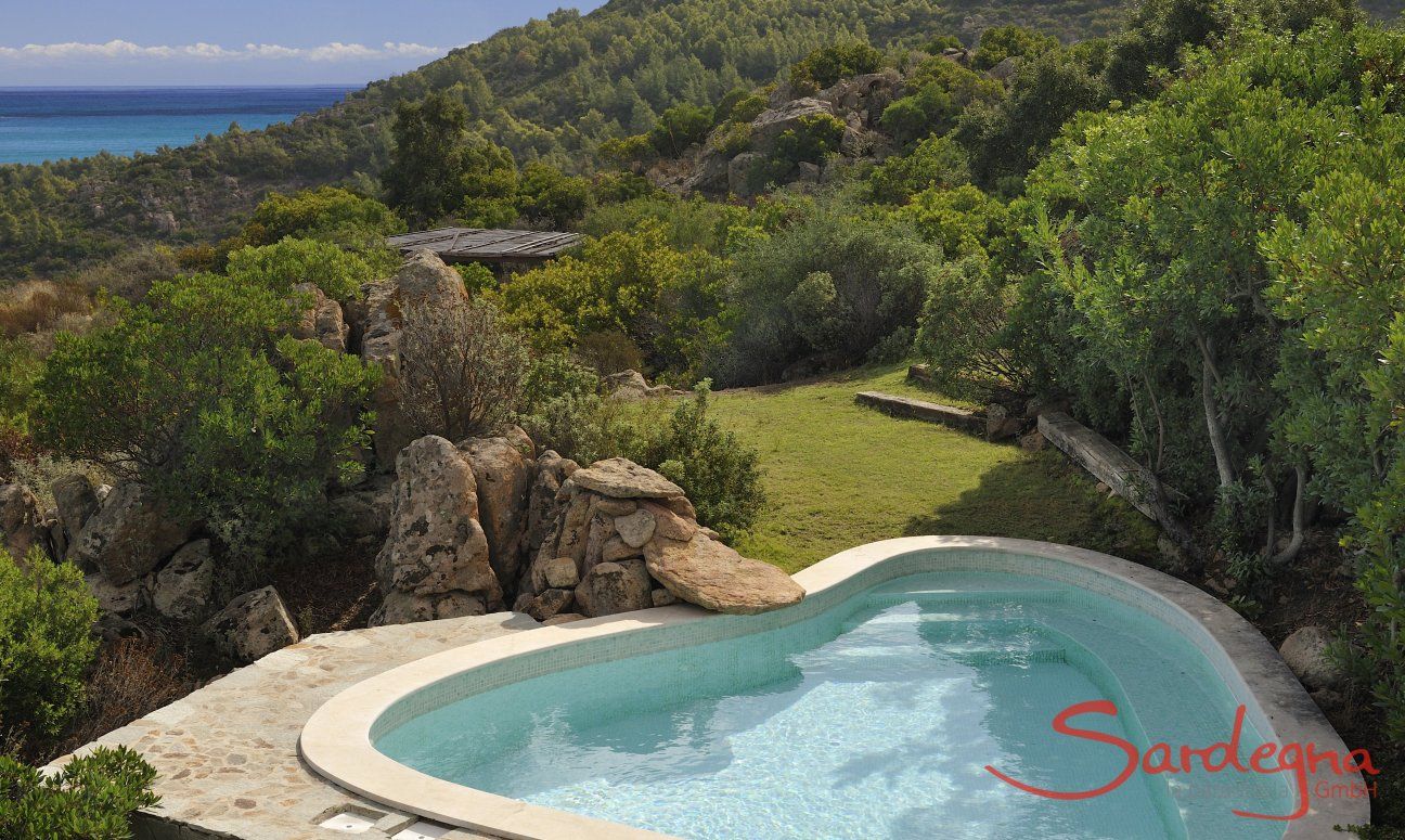 Villa Aquila Alta | Kleiner Pool in Villa Aquila Alta - eingebettet in die Natur Sardinien