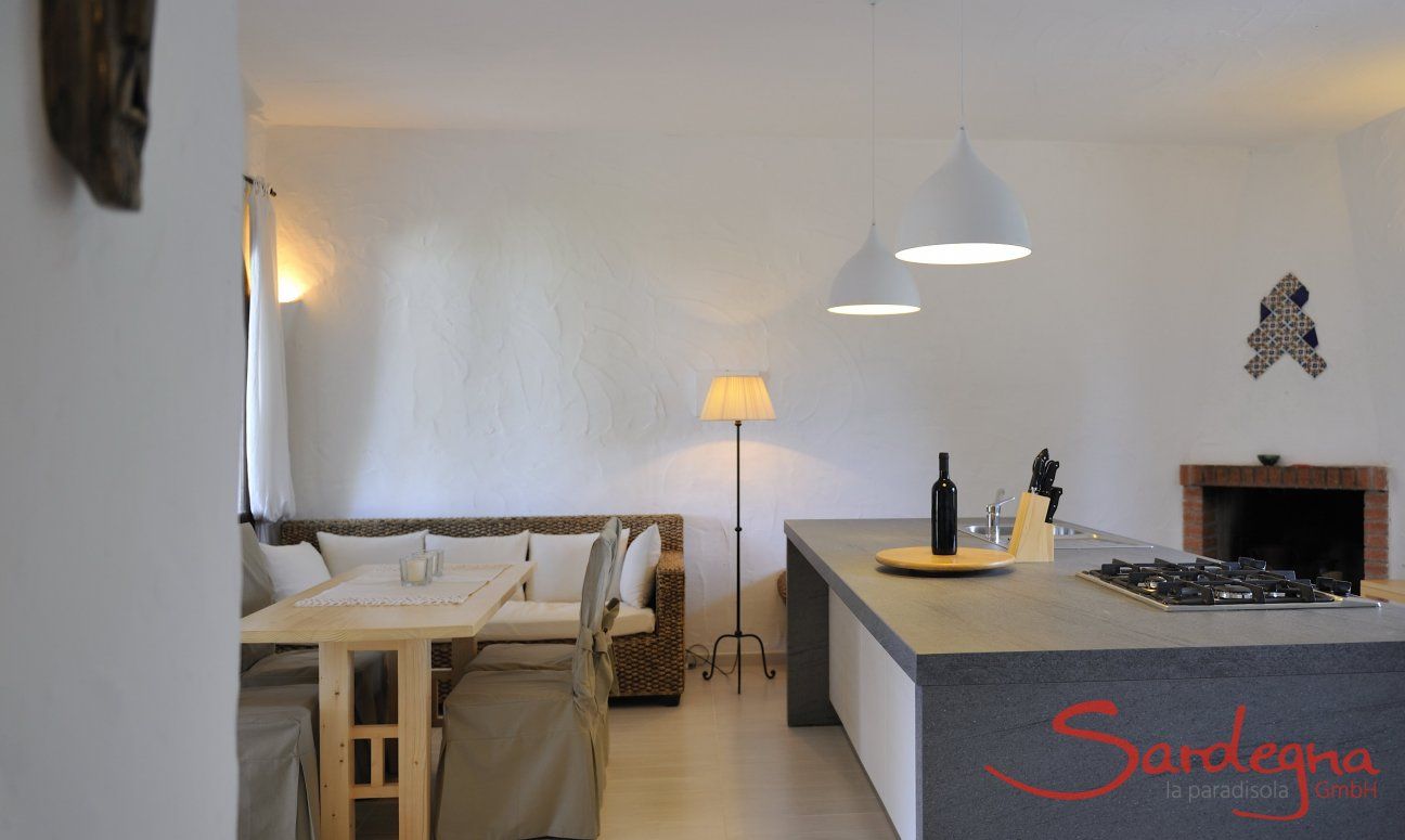 Villa ToreMari | Küche und Wohnbereich der Villa ToreMari Küche und Wohnbereich der Villa ToreMari