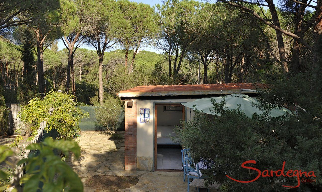 Villetta Pino | Eingang Zum Haus mit Grundstück Villetta Pino