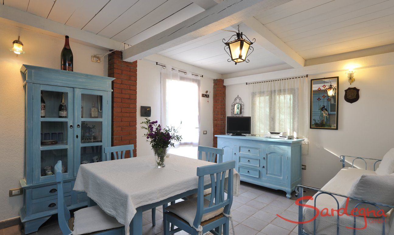 Villetta Pino | Wohnzimmer im sardischen Stil eingerichtet Wohnzimmer