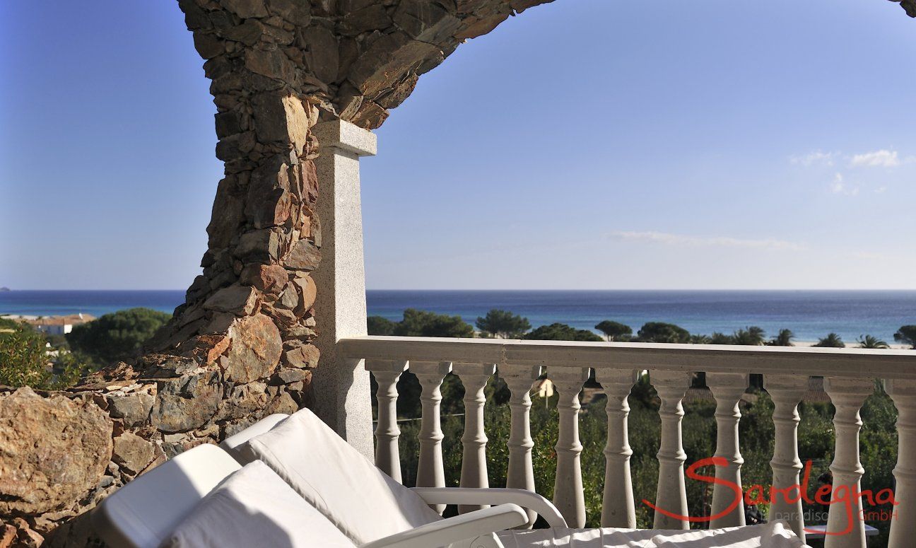 Apartment Castededdu 6 | Relaxen auf der Terrasse mit Meerblick Cast. 7