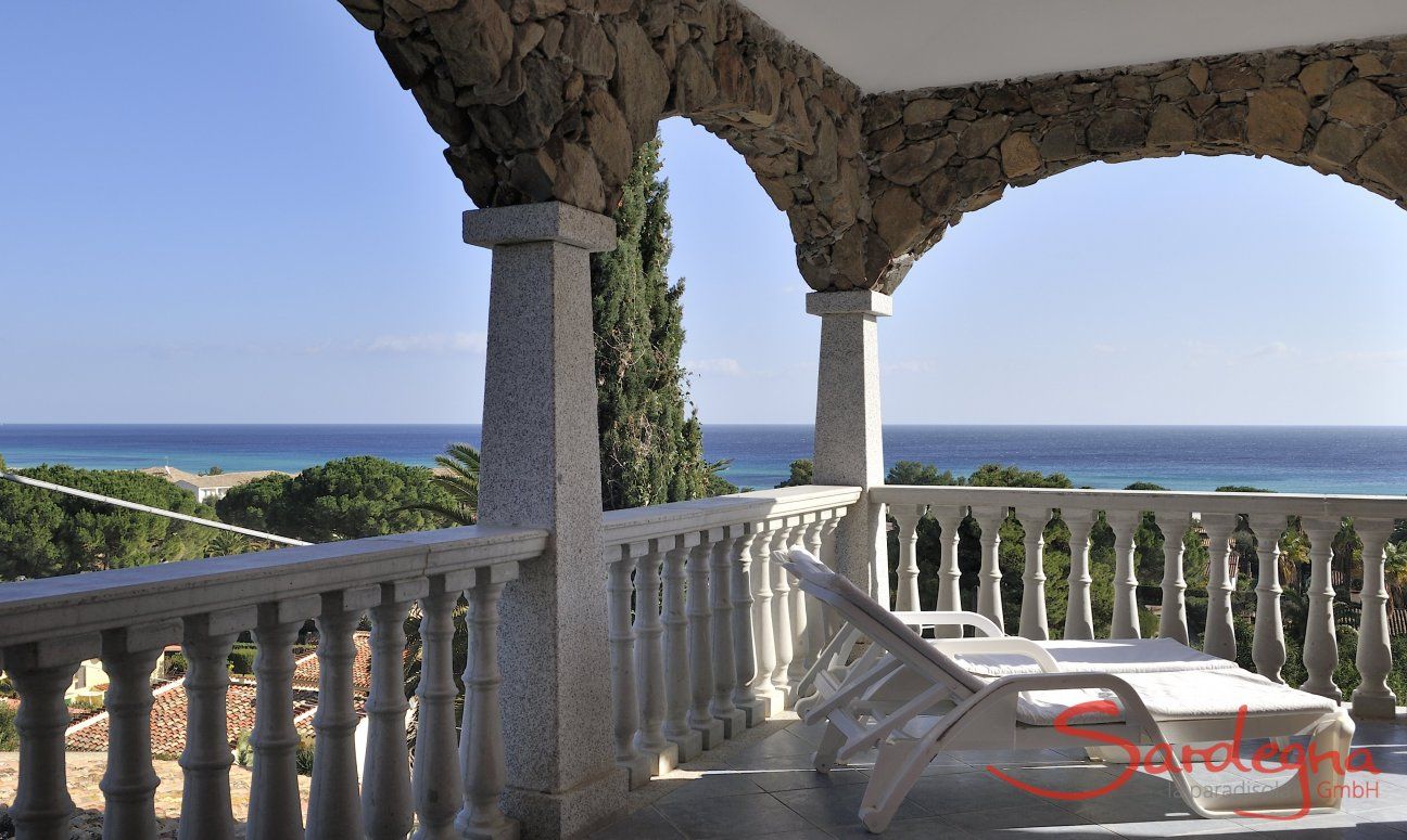 Apartment Castededdu 7 | Sagenhafter Meerblick von der Terrasse Sagenhafter Meerblick von Casteddu 7