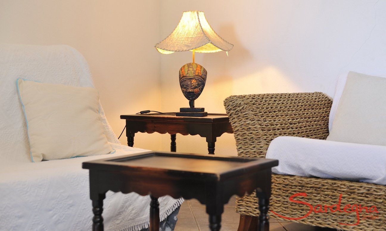 Apartment Castededdu 8 | Wohnzimmer mit Sofaecke Wohnzimmer, Detail