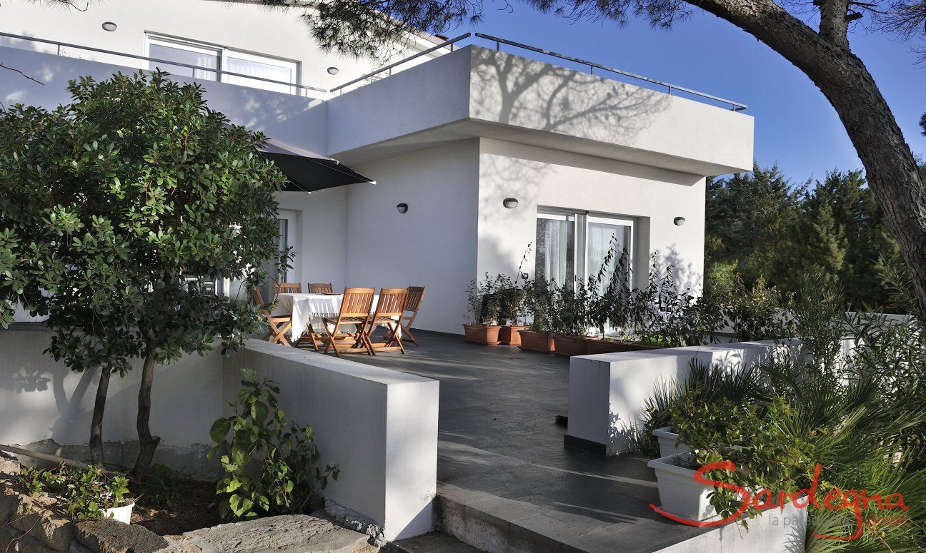 Apartment Cala Liberotto I | Terrasse mit Meerblick in direkter Strandlage Cala Liberotto I