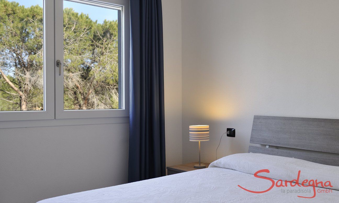 Apartment Cala Liberotto II | Schlafzimmer 1 mit Doppelbett Schlafzimmer 1 mit Doppelbett