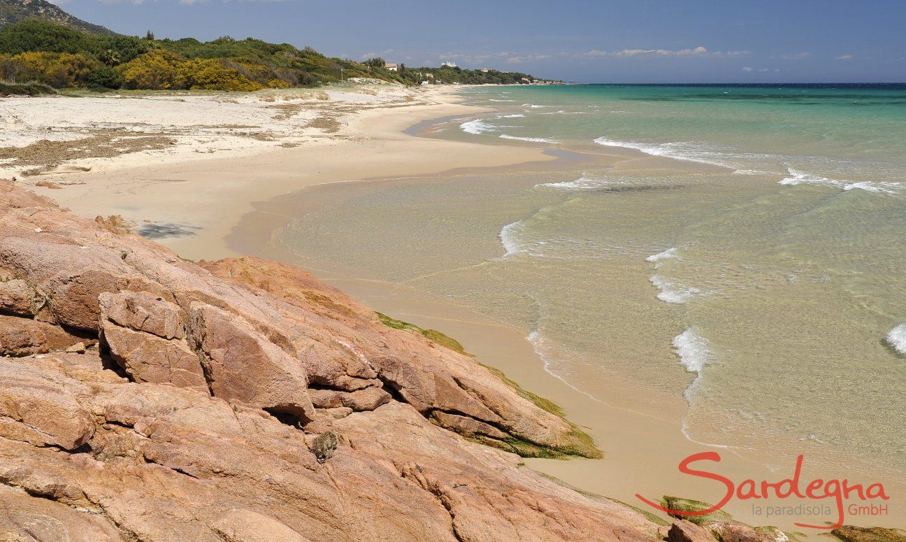 Strand von Santa Margherita, 350 Meter