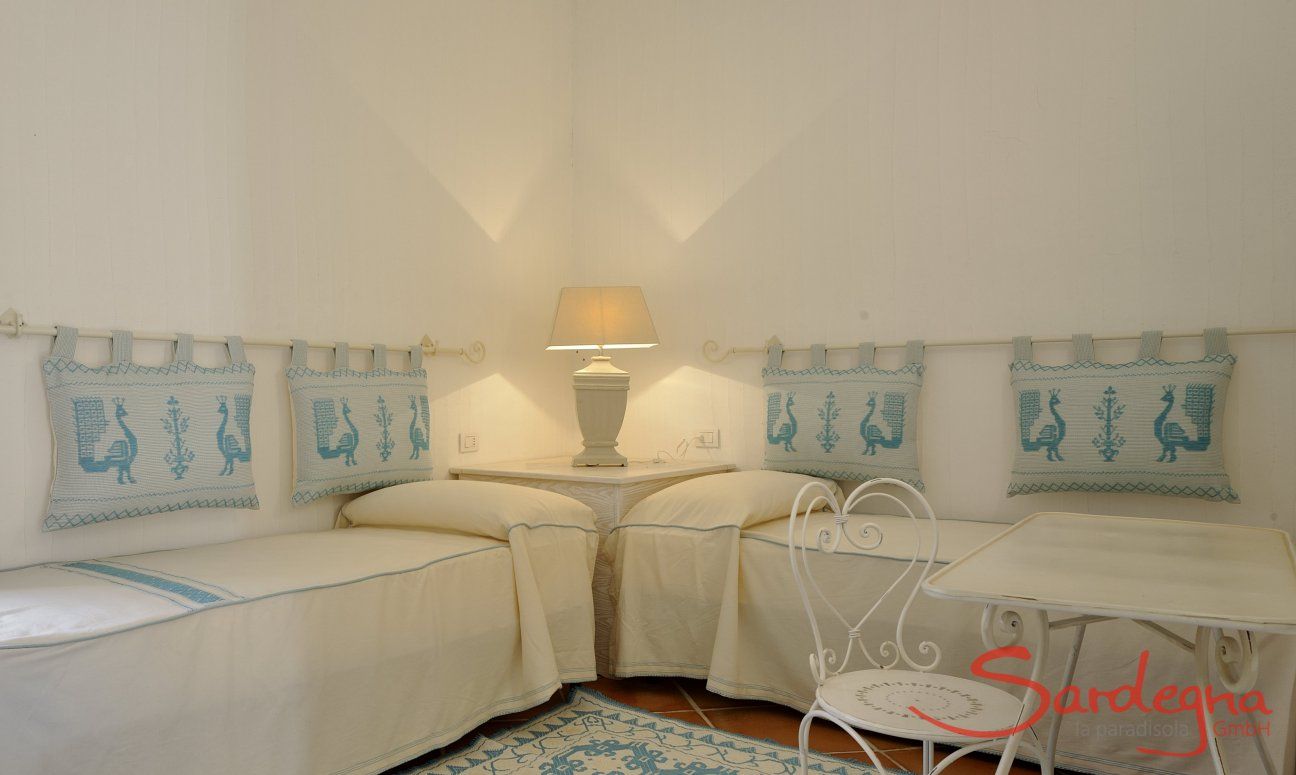 Li Conchi 25 | Schlafzimmer 2 mit zwei Einzelbetten Sardinien