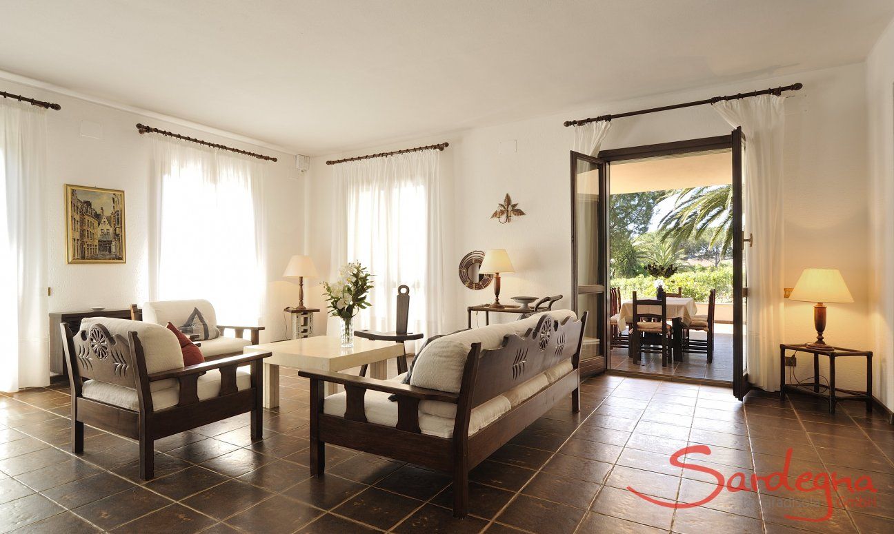 Villa Nautilus | Großzügiges Wohnzimmer Sardinien