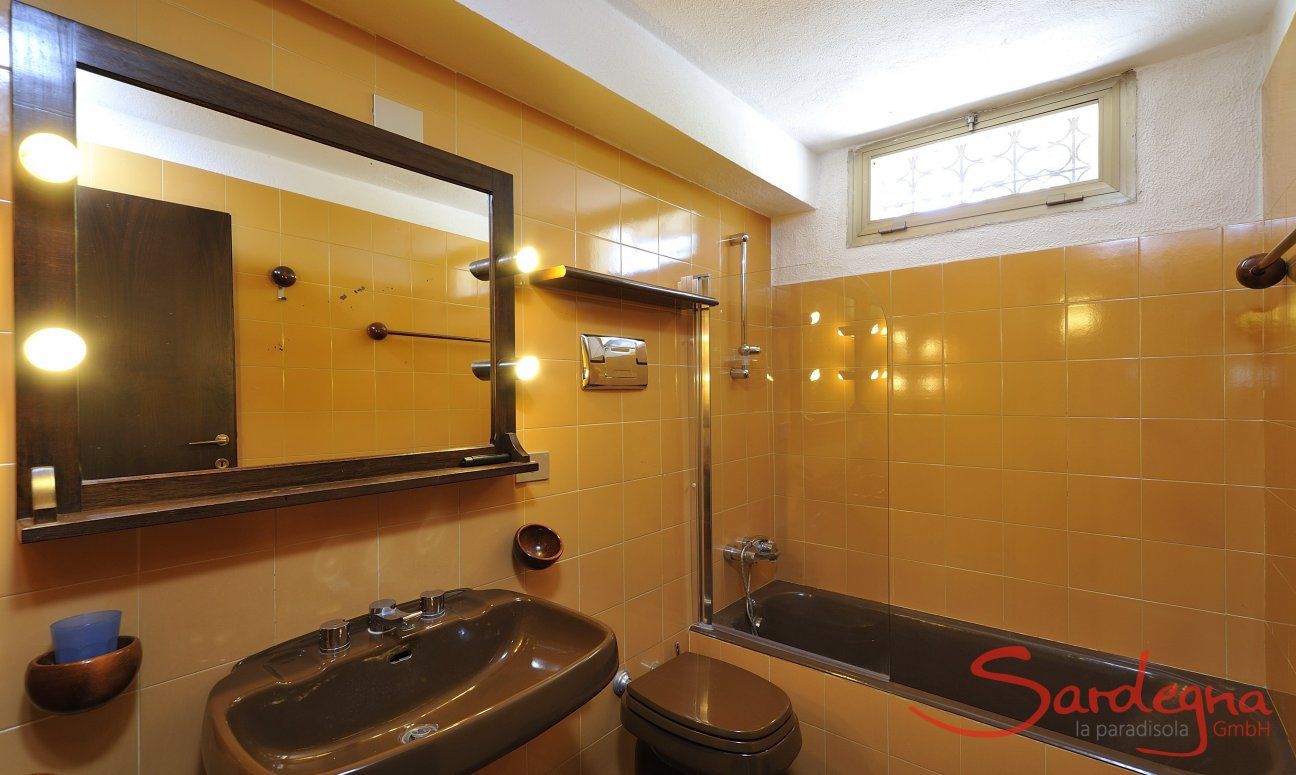 Villa Nautilus | Badezimmer in der Einliegerwohnung Sardinien