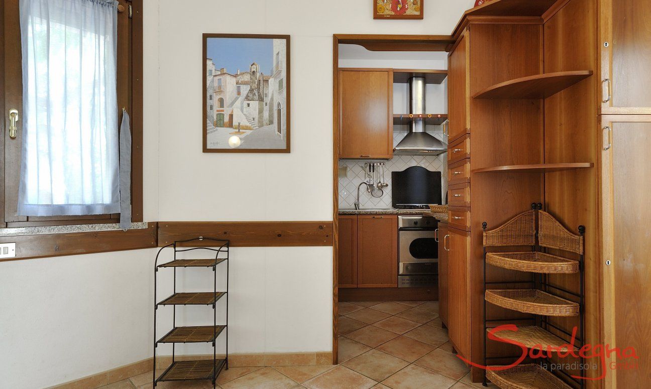 Villa Zoello 10 | Küchenansicht aus dem Wohnzimmer Küchenansicht aus dem Wohnzimmer