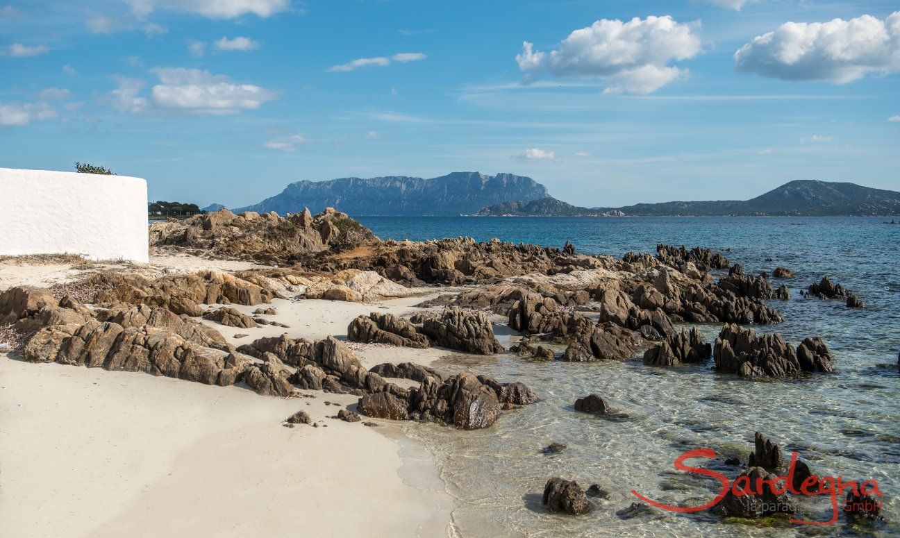 Strand Pellicano vor dem Haus