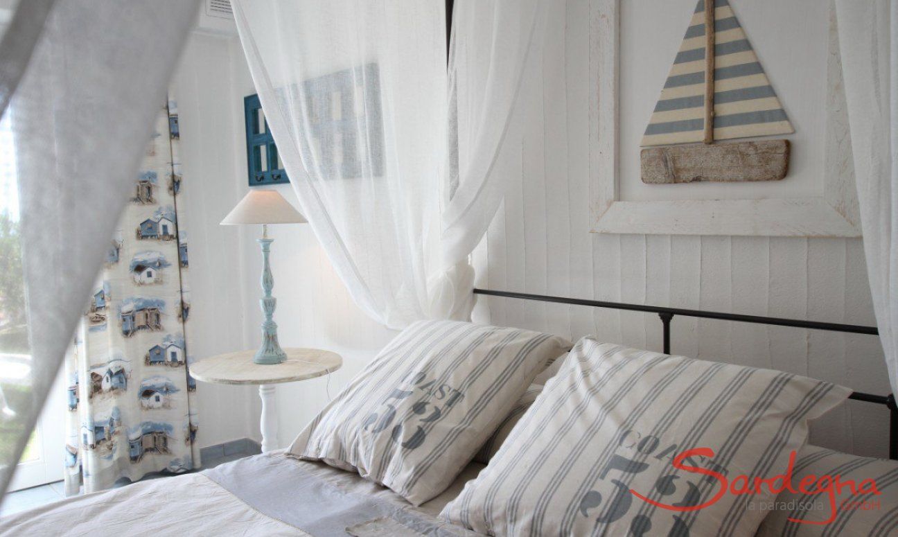 Li Conchi 25 | Schlafzimmer 3 mit Doppelbett im UG Schlafzimmer 3