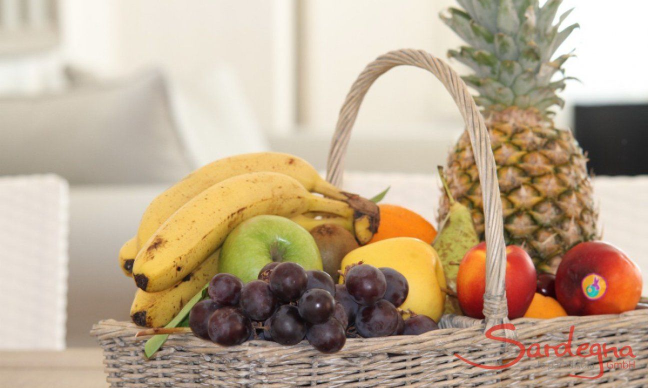 Li Conchi 29 | Korb mit frischem Obst oder Einkauf nach einer Liste wird auf Wunsch gegen einen kleinen Aufpreis gestellt Obstkorb