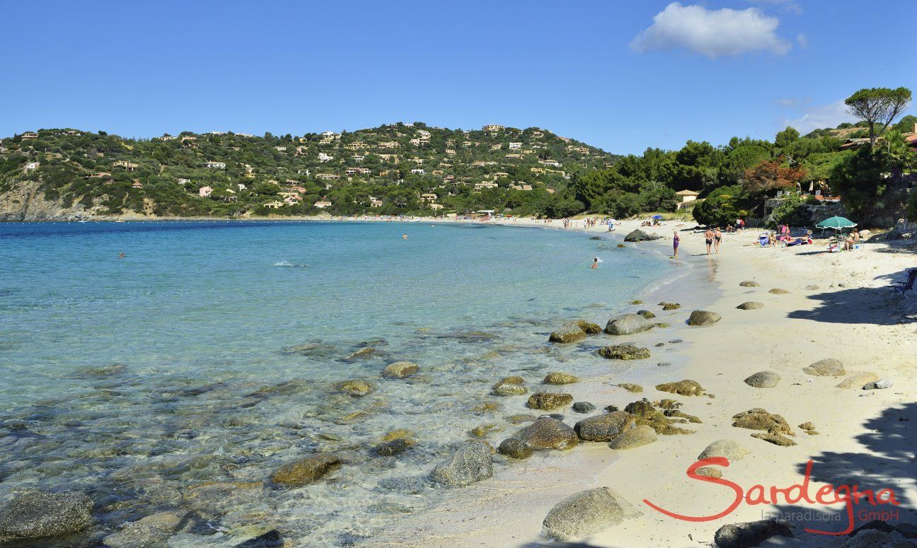 Strand in der Nähe des Hauses