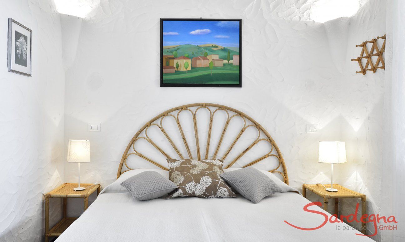 Schlafzimmer 2 mit Doppelbett Villa Serena, Costa Rei