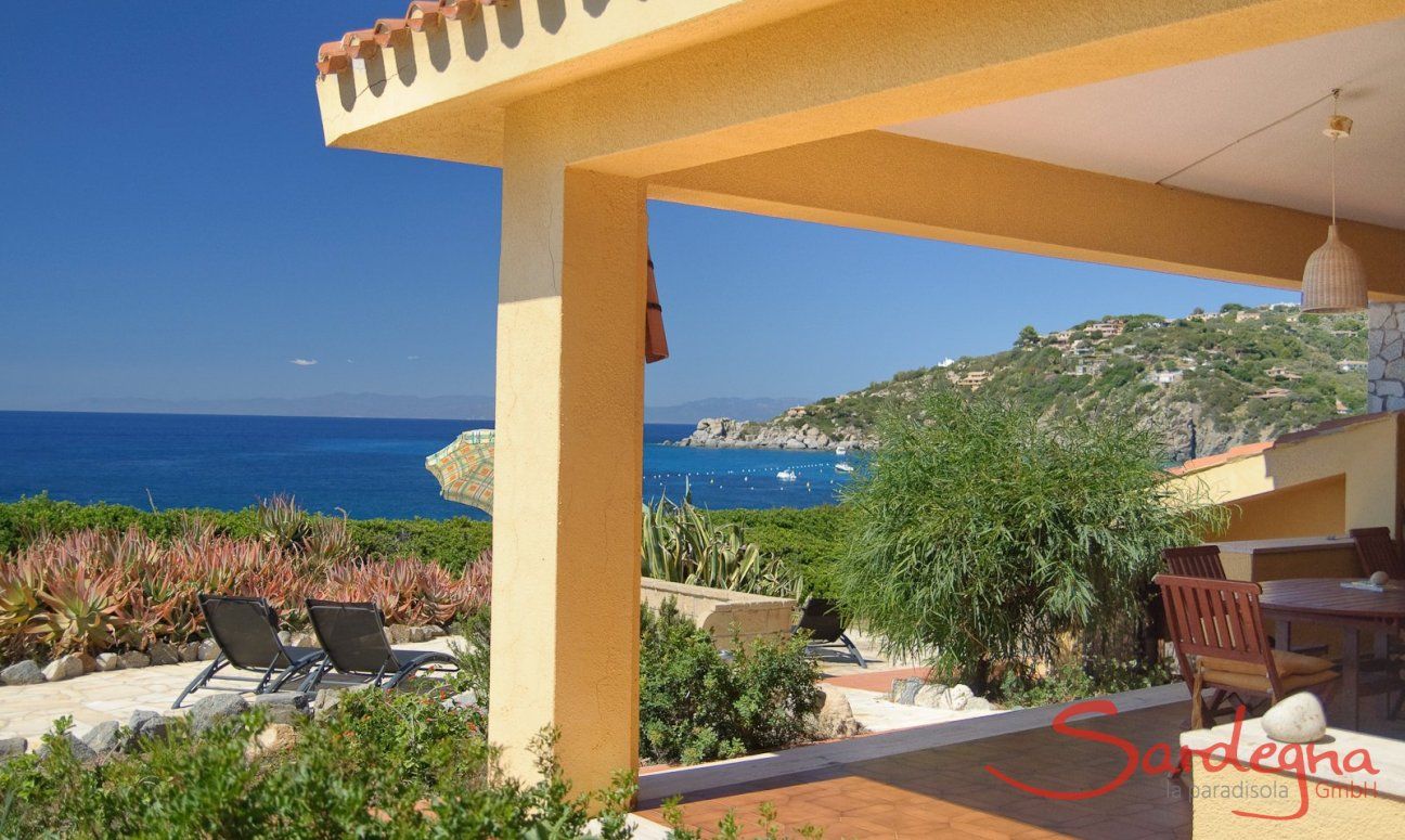 Villa delle Stelle | Terrasse mit Meerblick Villa delle Stelle