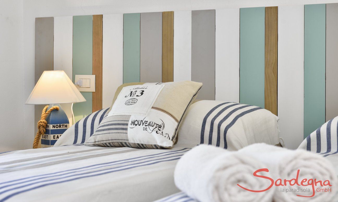 Villa Campidano 7 | Schlafzimmer 3 mit zwei Einzelbetten Schlafen