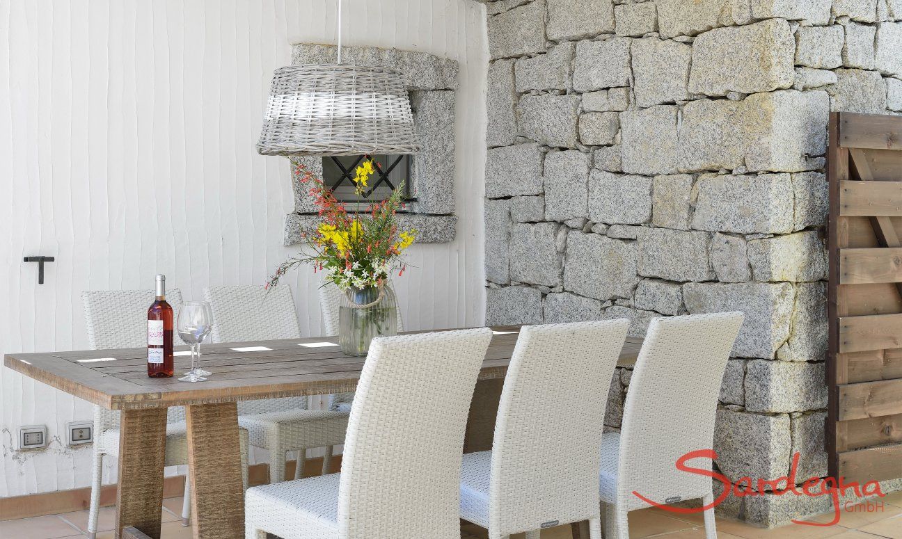 Li Conchi 6 | Praktischer Esstisch auf der Terrasse zum Essen im Freien Terrasse