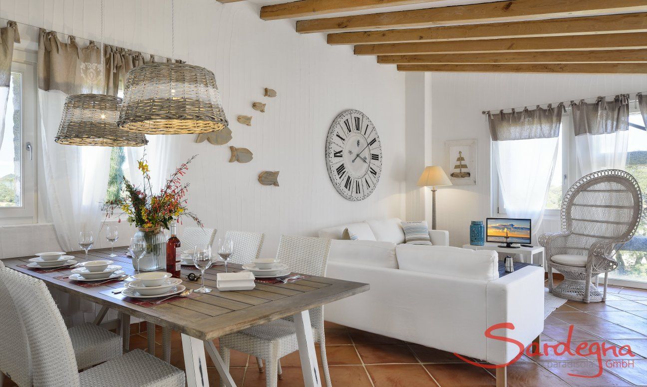 Li Conchi 1 | Wohnzimmer mit Essbereich und Sofaecke Li Conchi 1